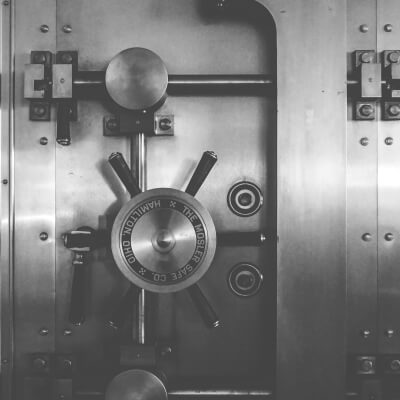 Secure vault for freezing your credit and preventing identity theft