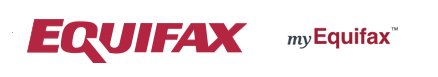 Equifax and myEquifax logos. myEquifax unable to process request.